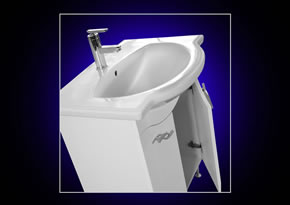Masca Roma clasic alb 600x660x360-pentru lavoar emilia 70 - pret 210 ron